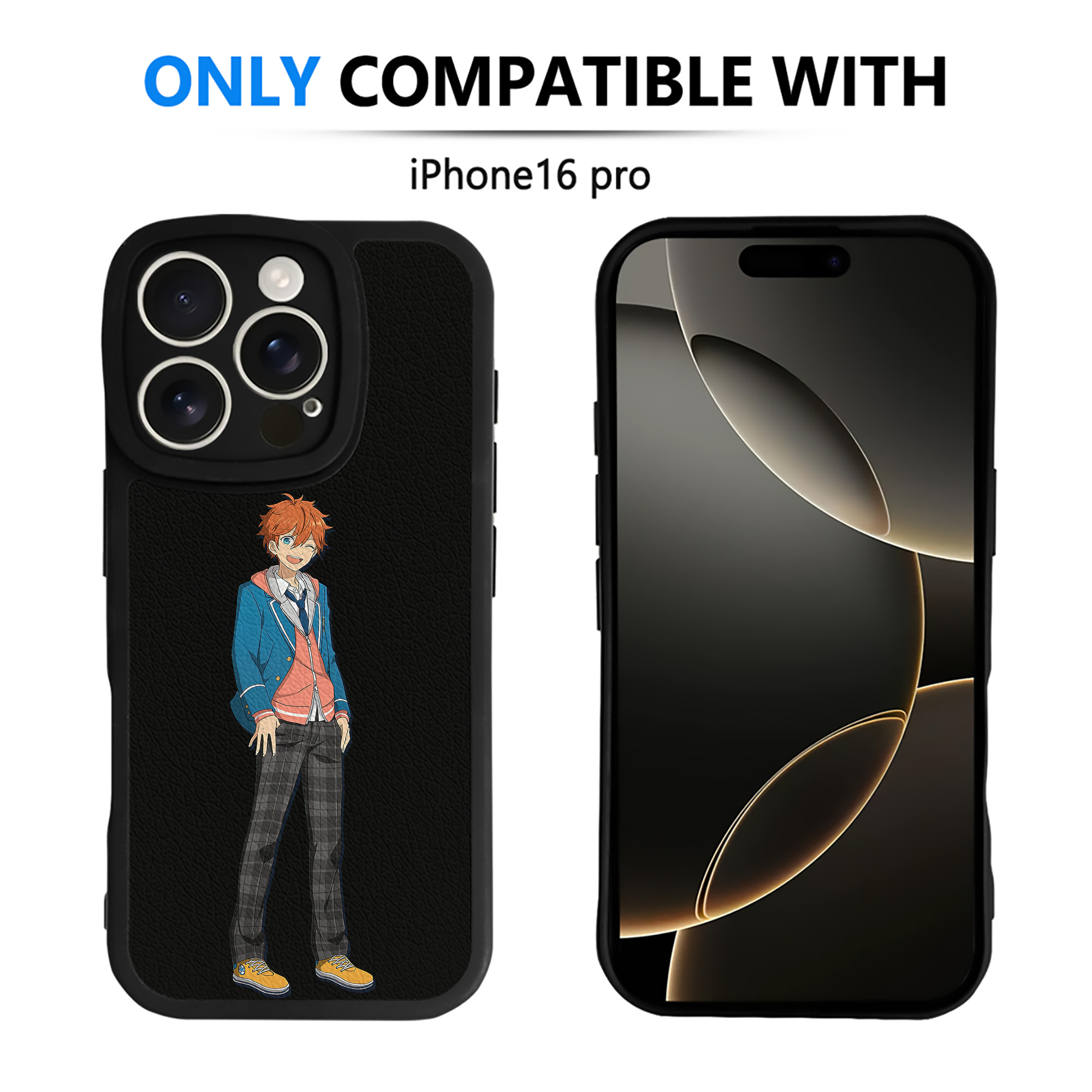 （画像用） あんさんぶるスターズ! Ensemble Stars 【iPhone 16シリーズ対応】シリコンスマホケース（レザー調） 材質：シリコン